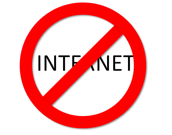 no internet
