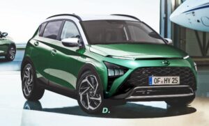 Hyundai Bayon Crossover SUV Rendered