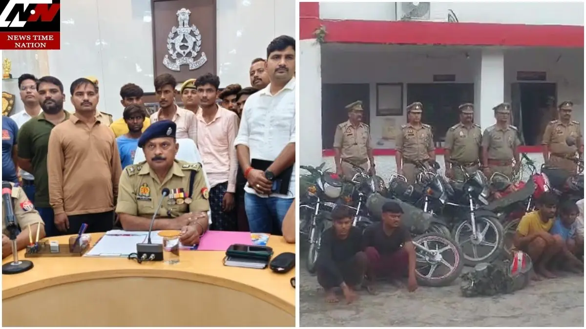 जालौन पुलिस की बड़ी कामयाबी 14 चोरी की बाइकों के साथ अंतरराज्यीय गैंग गिरफ्तार!