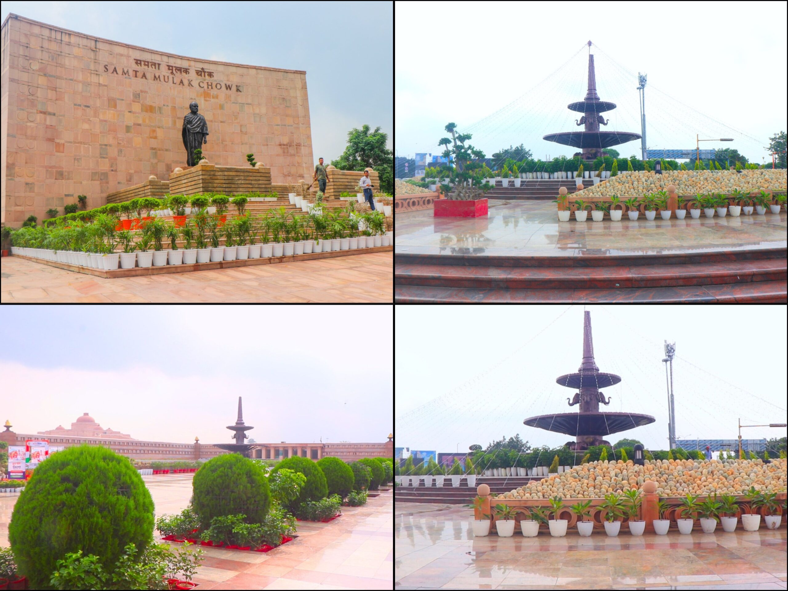 लखनऊ में स्वतंत्रता दिवस से पहले नए सौंदर्यीकरण से शहर में आई नई रौनक