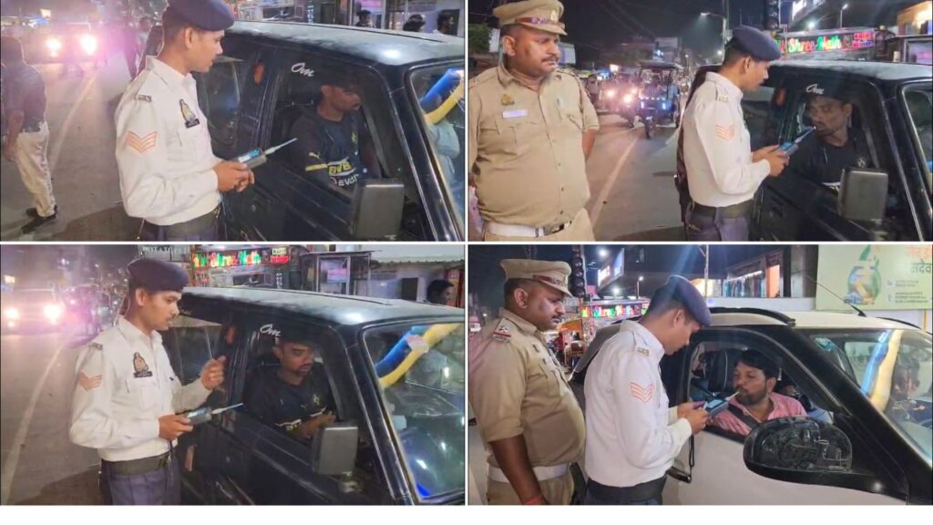 Lakhimpur में ट्रैफिक पुलिस का बड़ा अभियान, नशे में वाहन चलाने वालों पर शिकंजा 2 White Black Modern Photo Collage How to Pose Youtube Thumbnail 26