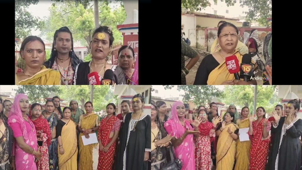 News Time Nation Jalaun: किन्नर समाज की गद्दी विवाद में नेहा पर हमला, प्रशासन से न्याय की अपील 2 White Black Modern Photo Collage How to Pose Youtube Thumbnail 66