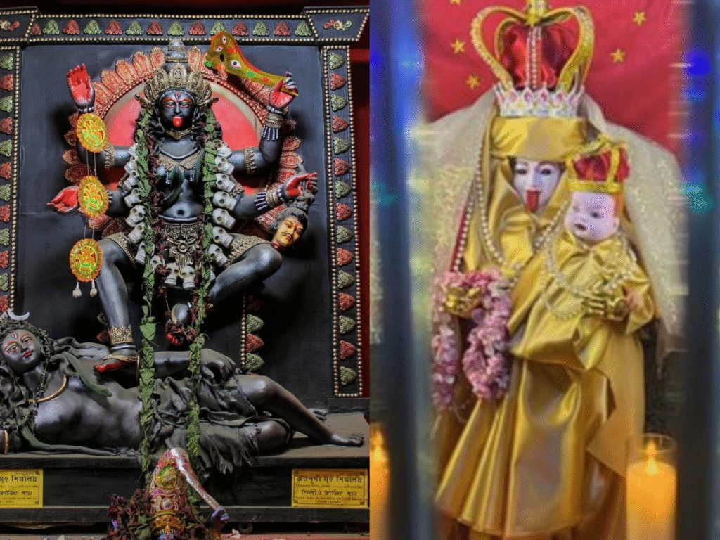 मुंबई के चेंबूर में काली माता की प्रतिमा का बदला स्वरूप बना विवाद का कारण, पुजारी गिरफ्तार 2 champa