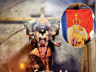 मुंबई के चेंबूर में काली माता की प्रतिमा का बदला स्वरूप बना विवाद का कारण, पुजारी गिरफ्तार 3 kalimata mother mary 320