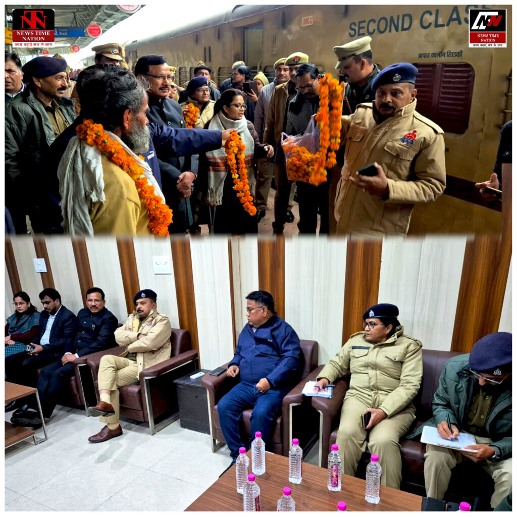 जालौन के उरई रेलवे स्टेशन पर माघ मेला को लेकर प्रशासन और रेलवे की बैठक, सुरक्षा पर जोर ! 1 03 1