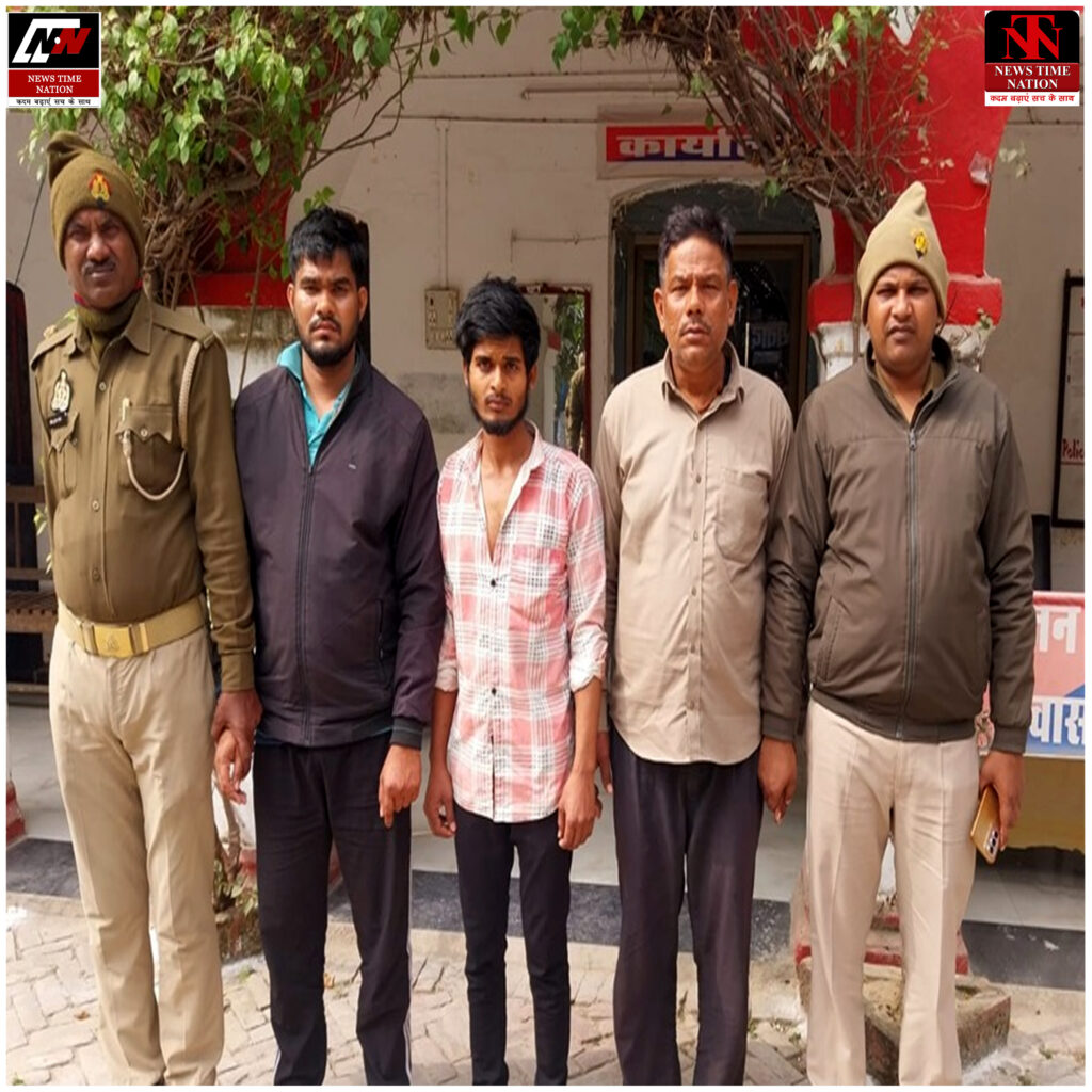 जौनपुर: गोली मारने की घटना में वांछित तीन अभियुक्त गिरफ्तार, खोखा कारतूस बरामद ! 1 11 20