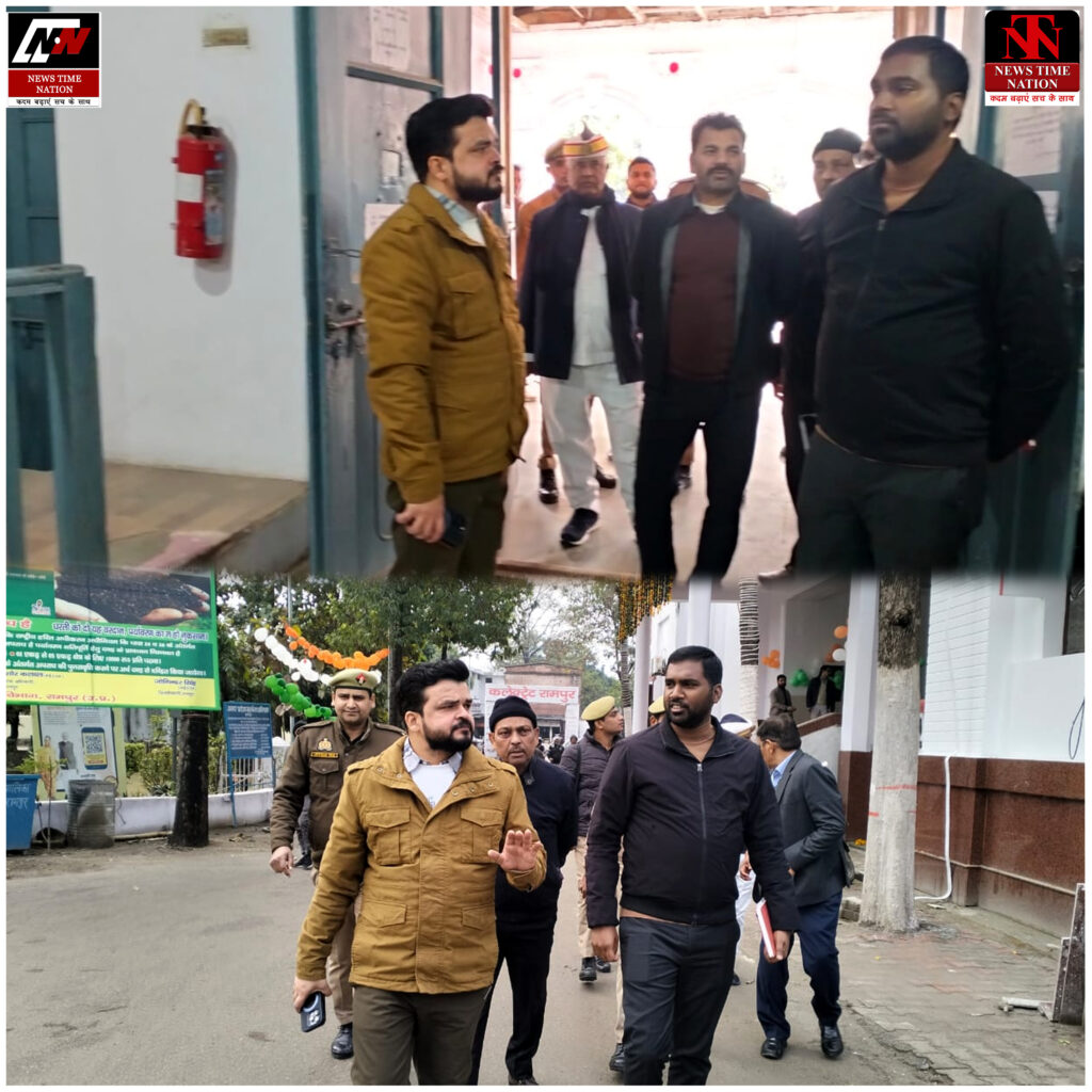 रामपुर: जिलाधिकारी अजय कुमार द्विवेदी ने कलेक्ट्रेट परिसर का किया औचक निरीक्षण, सौंदर्यीकरण व व्यवस्थाओं में सुधार के निर्देश ! 2 18 9