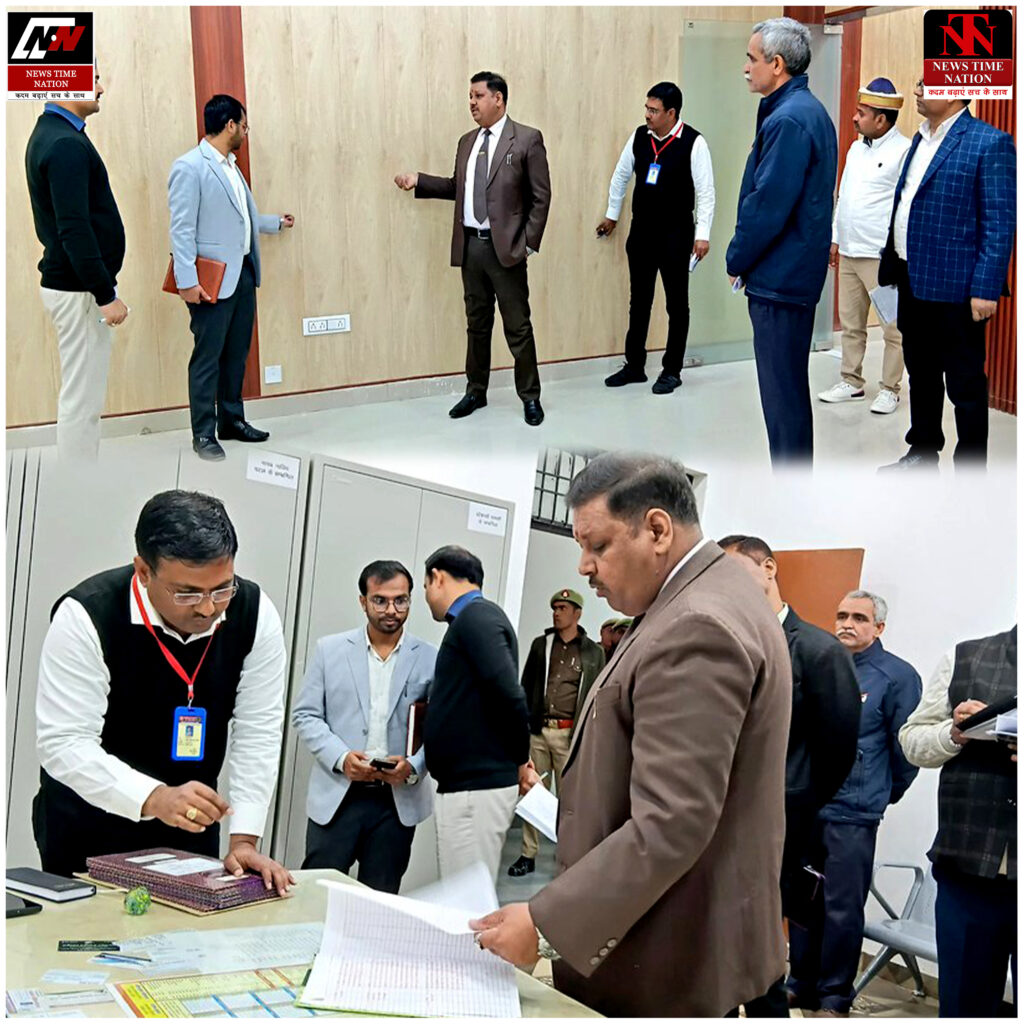 अमेठी कलेक्ट्रेट का DM ने किया आकस्मिक निरीक्षण, जनसुविधाओं व ई-ऑफिस पर दिया जोर ! 1 14